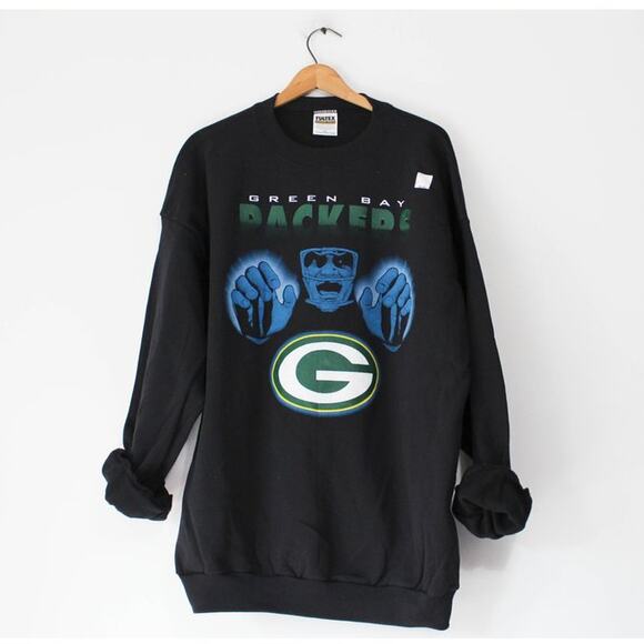 Vintage Green Bay Packers Football Sweatshirt XXL 2X - Picture 1 of 5